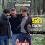 Segundo a mitad de precio en toda la marca Generra en Sears