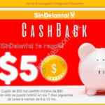 Promoción Sin Delantal Cashback: cupón de $50 de descuento por cada 2 pedidos