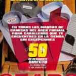 Todas las camisas en Sears compra una y llévate la segunda con 50% de descuento