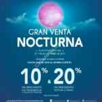 Venta Nocturna Almacenes Anfora 27 y 28 de octubre: 20% de descuento en toda la tienda