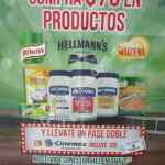 En Farmacias Guadalajara boleto doble a Cinemex de regalo comprando $75 en Knorr, Hellmanns y Maizena