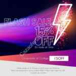 Venta Flash Groupon con 15% de descuento en todo el sitio