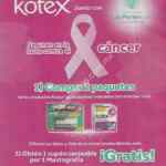 Promoción Kotex mastografía GRATIS comprando 2 productos rosas en Comercial Mexicana