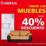 En Elektra todos los muebles desde 40% de descuento hoy y mañana