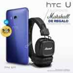 Compra un smartphone HTC U11 o HTC U Ultra y llévate de regalo unos audífonos Marshall