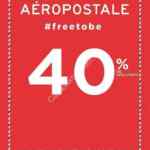 40% de descuento en Aeropostale damas en Liverpool y Fábricas de Francia