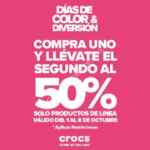 Promoción Crocs México: Compra un par y llévate el segundo a mitad de precio