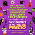 En HEB segundo a mitad de precio en todos los artículos de Halloween y Día de Muertos