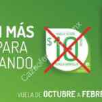 En Vivaaerobus vuelos a $5 pesos más impuestos
