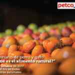 En Petco seminario gratuito "Qué es el alimento natural?" hoy sábado 7 de octubre