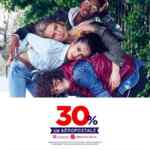 30% de descuento en todo Aeropostale en tiendas Liverpool y Fábricas de Francia