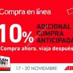 Promoción ADO Buen Fin 2017: 10% de descuento en compras en línea