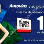 Promoción Autovías Buen Fin 2017: 10% de descuento y Efectiviajes al doble