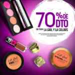 Promoción Bellísima: 70% de descuento en toda la marca LA Girl y LA Colors