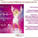 Boletos gratis al concierto de Yuri a cambio de cobijas en Forum Buenavista