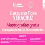 Caravana Rosa ADO: Mastografías gratis en Veracruz