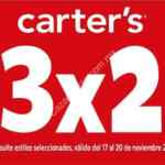 Promoción Carters El Buen Fin 2017: 3x2 en tiendas