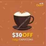 Código Easy Taxi Día Mundial del Capuchino: $30 de descuento en efectivo o tarjeta