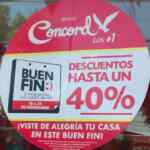 Promoción Concord Buen Fin 2017: Hasta 40% de descuento del 13 al 24 de noviembre