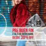 Promoción Steve Madden Pre Buen Fin 2017: 30% de descuento del 2 al 5 de noviembre