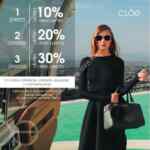 Descuentos escalonados Cloe: Hasta 30% de descuento