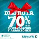 Promoción Devlyn Buen Fin 2017: hasta 70% de descuento en armazones y graduación