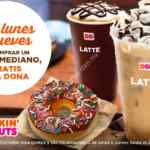 Promoción Dunkin Donuts: dona GRATIS en la compra de un café latte
