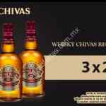 En Bodegas Alianza 3x2 en whisky Chivas Regal 12 años