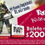 Promoción Kidzania Buen Fin 2017: Boleto de niño $200