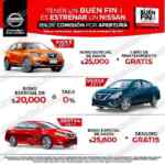Promociones Nissan Buen Fin 2017: bonos de descuento, seguro gratis y más