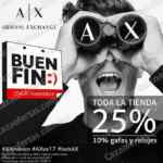 Ofertas Armani Exchange Buen Fin 2017: 25% de descuento en toda la tienda