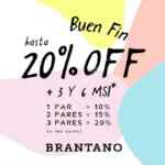 Ofertas Brantano Buen Fin 2017: Hasta 20% de descuento y 6 msi