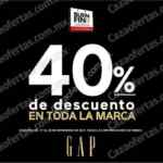 Ofertas GAP Buen Fin 2017: 40% de descuento en toda la marca