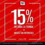 Ofertas Julio Buen Fin 2017: 15% de descuento + MSI en toda la tienda