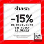 Ofertas Shasa Buen Fin 2017: 15% de descuento en toda la tienda