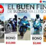 Ofertas Suzuki Buen Fin 2017: bonos de $2,000 a $13,000 en motocicletas