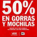 Ofertas Vans Buen Fin 2017: 50% de descuento en gorras y mochilas