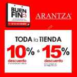 Ofertas Zapaterías Arantza Buen Fin 2017: Hasta 15% de descuento en toda la tienda