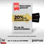 Promoción Porrúa Buen Fin 2017: 15% de descuento y mesas de oportunidades
