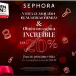 Promoción Sephora Buen Fin 2017: Cupón del 20% de descuento para tu próxima visita