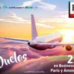 Promoción Viajes El Corte Inglés Buen Fin 2017: 2x1 en vuelos business class a Amsterdam o Paris