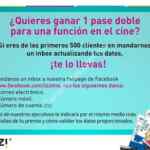 Boleto doble GRATIS al cine si actualizas los datos de tu cuenta Izzi