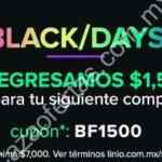Ofertas Linio Black Friday 2017: $1,500 de bonificación comprando $7,000 + 24 MSI