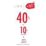 Promociones LOB Hot Monday 2017: hasta 40% de descuento + 10% adicional + envío gratis