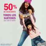 En Old Navy suéteres a mitad de precio hoy lunes 20 de noviembre por el Buen Fin