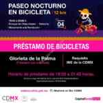 Paseo Nocturno en bicicleta de Día de Muertos hoy 4 de noviembre con préstamo de bicis gratis