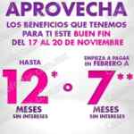 Ofertas Suburbia Buen Fin 2017: Descuento adicional en ropa y meses sin intereses