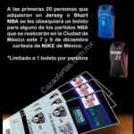 Boletos para la NBA de regalo en la compra de un jersey o short en la tienda de basket 23:45 Air Time