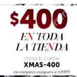 Código ösom de $400 de descuento en toda la tienda en compras de $1,999 o más