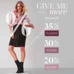 Descuentos escalonados Studio F: hasta 35% de descuento dependiendo de las prendas que compres